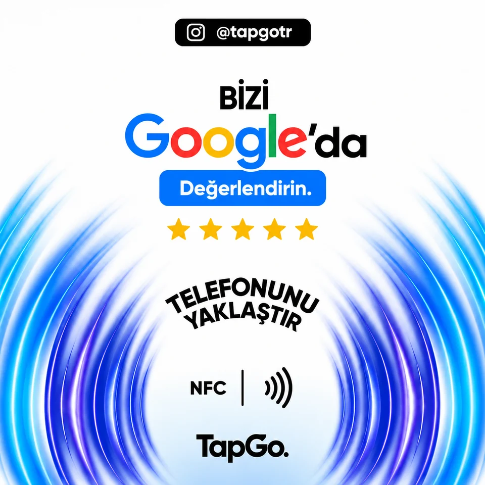 TapGo Google Yorum NFC kartı
